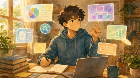 English lesson illustration for The Future Worker