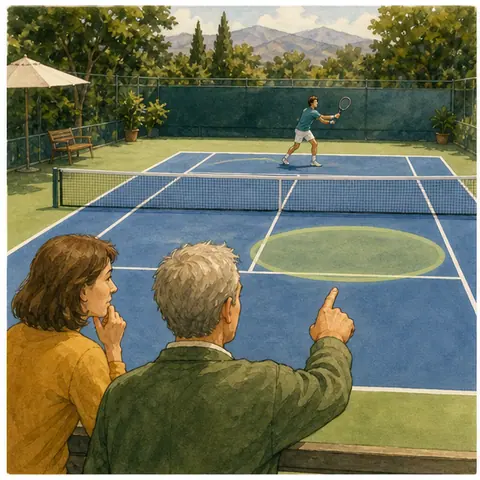 Illustration 1: The Court: Space and Choices