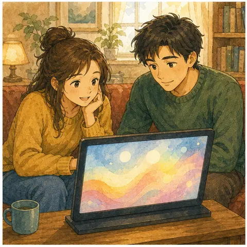 English lesson illustration for Anime: Stories on Screen