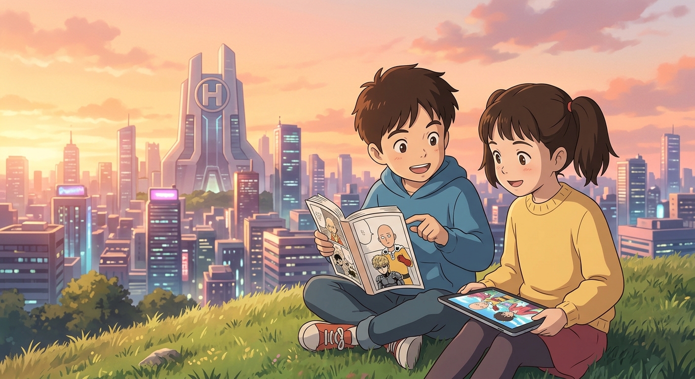 Anime story illustration 2: If you like anime and manga, this series is easy to know.