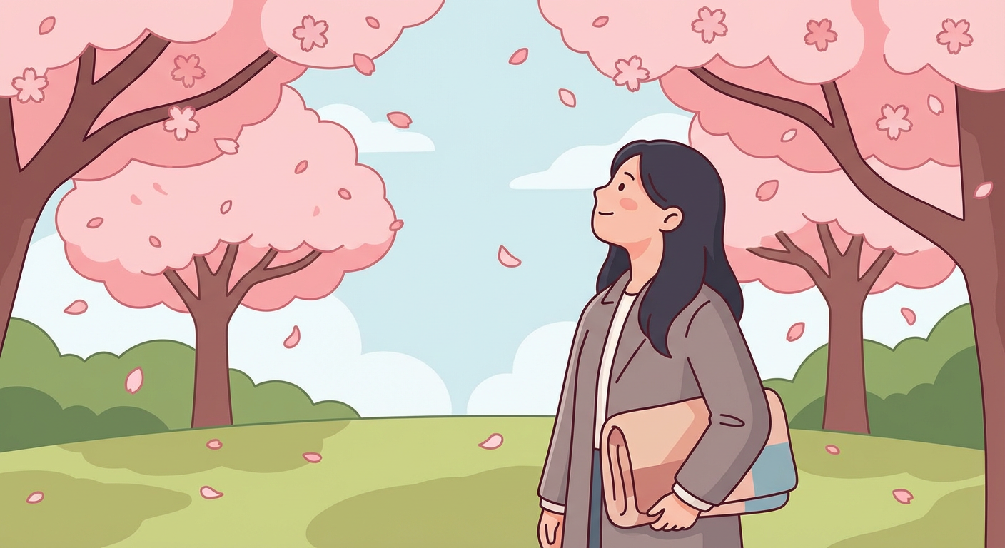 Illustration for Sakura Traditions Around the World