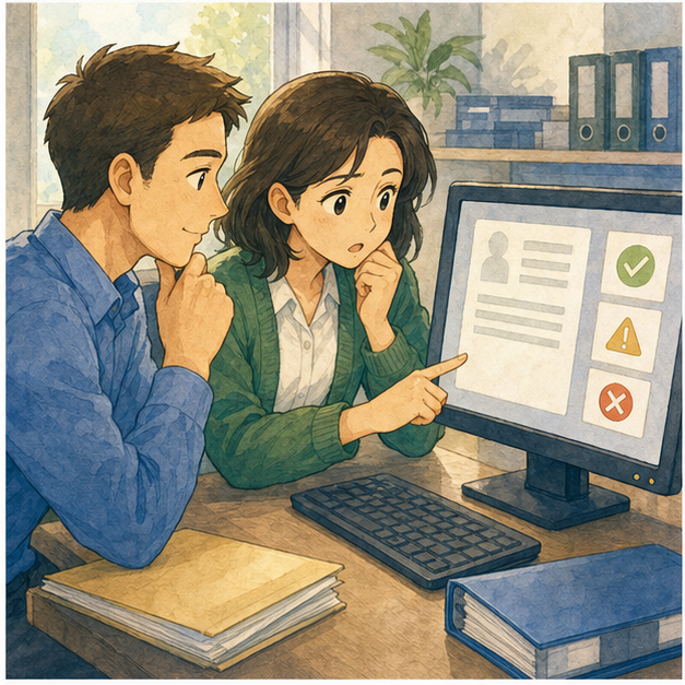Illustration 3: A: I am changing it now.