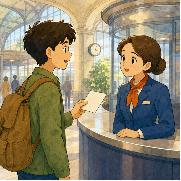 English lesson illustration for Transportation English for Travel