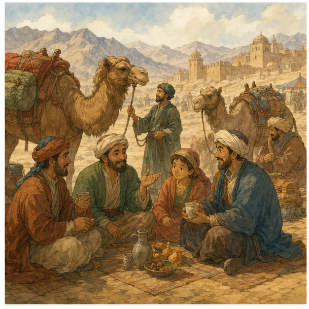 Travel guide illustration 3: Here is a small scene to help you picture it.