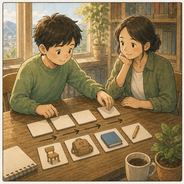 Illustration 3: Grammar check with blank word tiles