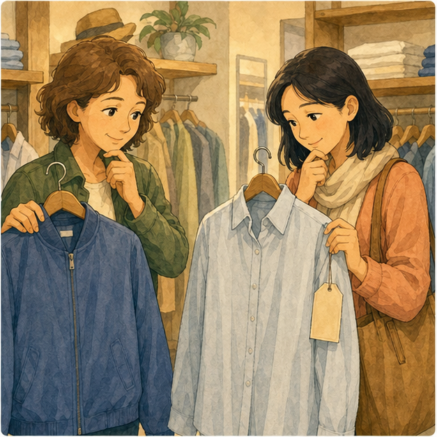 Illustration 2: Solve a small shopping problem with help.