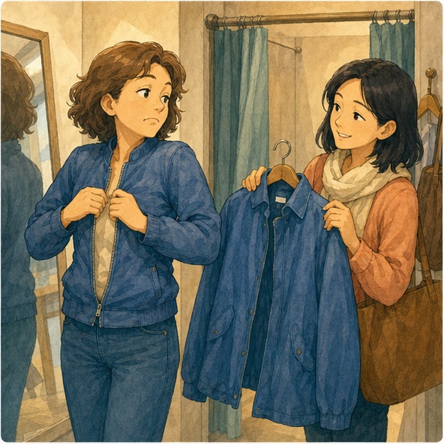 Illustration 3: Solve a small shopping problem with help.