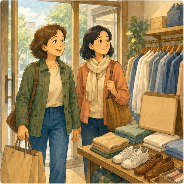 Illustration 1: Solve a small shopping problem with help.
