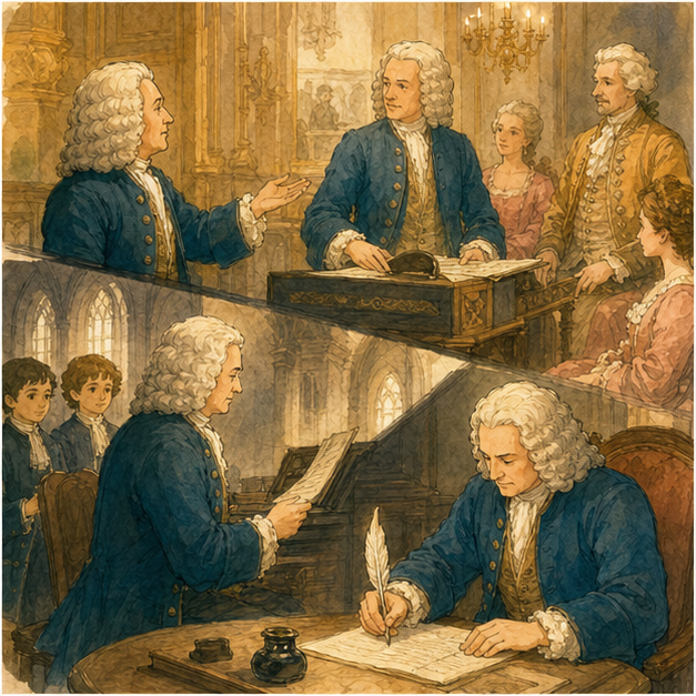 Illustration 2: Bach's Working Life: Weimar, Kothen, and Leipzig