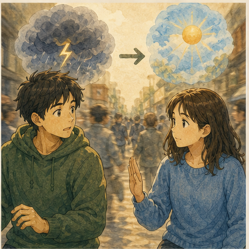 Illustration 2: Part 2: The Pause Before Reaction