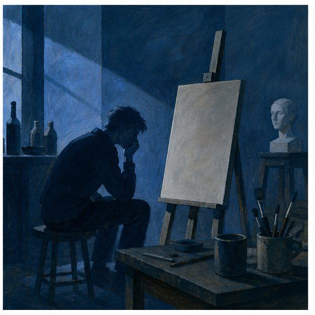 Illustration 2: The Blue Period