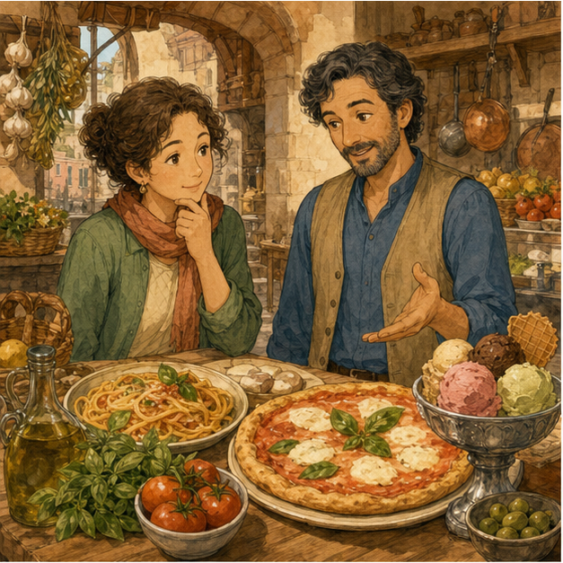 Italy lesson illustration 1: Food Is Local, Not Just Famous